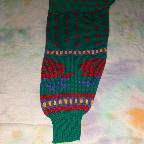 Vintage Silver Unicorn Rose Sweater Shirt - Picture 6 of 14